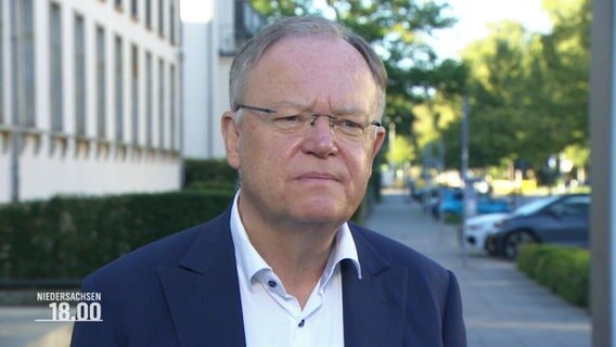 Ministerpräsident Stephan Weil. © Screenshot 