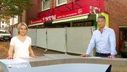 Marie-Luise Bram und Gerrit Derkowski moderieren das Schleswig-Holstein Magazin um 19:30 Uhr. © Screenshot 