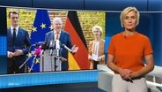 Susanne Stichler moderiert NDR Info um 21:45 Uhr. © Screenshot 