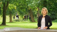 Maire-Luise Bram moderiert die Frühausgabe Schleswig-Holstein Magazin. © Screenshot 