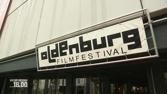 Ein Banner mit der Aufschrift: "Oldenburg Filmfestival". © Screenshot 