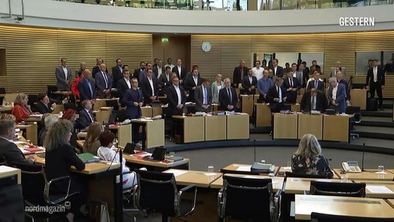 Szenen aus dem Landtag. © Screenshot 