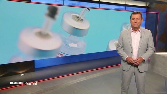 Jens Riewa moderiert das Hamburg Journal. © Screenshot 
