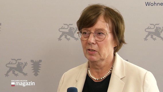 Innenministerin Sabine Sütterlin-Waack. © Screenshot 
