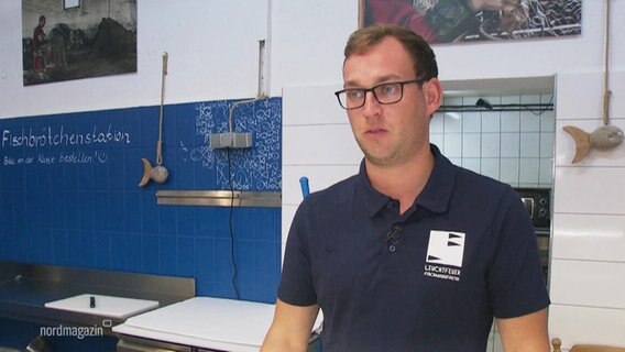 Matthäus Marten von der Fischmanifaktur Leuchtfeuer. © Screenshot 
