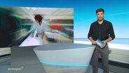 Stefan Leyh moderiert das Nordmagazin - Land und Leute. © Screenshot 