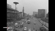 Eine Archivaufnahme der Ost-West-Straße in Hamburg. © Screenshot 