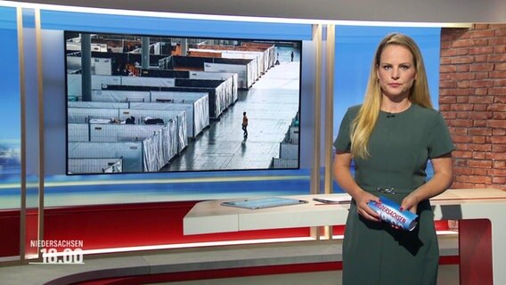 Tina Hermes moderiert Niedersachsen 18:00. © Screenshot 