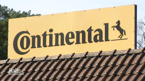 Ein Schild der Firma Continental. © Screenshot 
