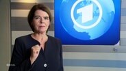 Tagesschau-Sprecherin Susanne Daubner im Interview. © Screenshot 