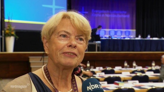 Ulrike Hillmann, Präses der Landessynode, im Gespräch © Screenshot 