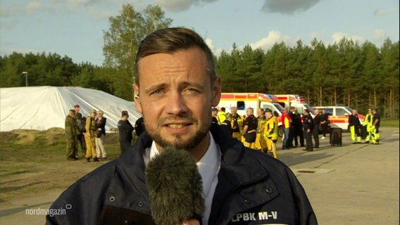 Andreas Walus vom Landesamt für Brand- und Katastrophenschutz. © Screenshot 