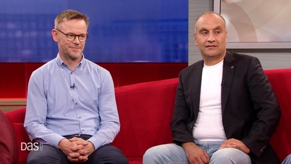 Die  "Spiegel"-Kolumnisten Samer Tannous und Gerd Hachmöller. © Screenshot 