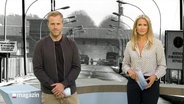 Henrik Hanses und Gabi Lüeße moderieren das Schleswig-Holstein Magazin © Screenshot 