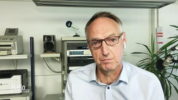 Wilhelm Purk ist online im NDR Gespräch. © Screenshot 