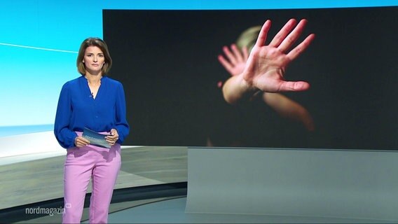 Nachrichtensprecherin Frauke Rauner. © Screenshot 
