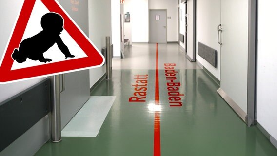 Eine imaginäre Grenze im Krankenhaus. (extra 3 vom 12.10.2023 im Ersten) © NDR 
