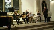 Musiker in der Christuskirche. © Screenshot 