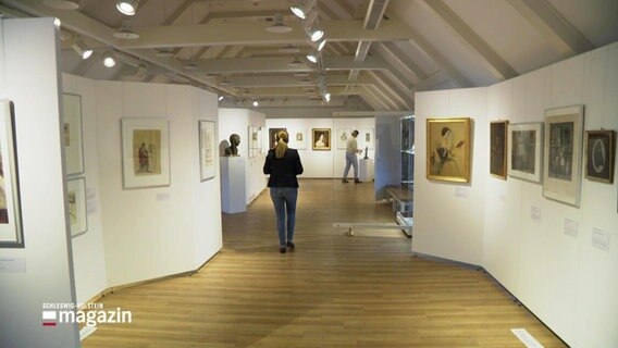 Ein Ausstellungsraum im Ostholstein-Museum © Screenshot 