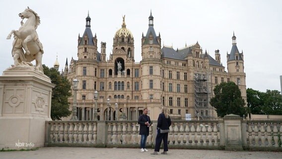 Das Schloss in Schwerin. © Screenshot 