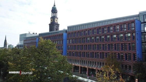 Leerstehende Büros in der Hamburger Innenstadt, für die aber hohe Miete von der Stadt gezahlt wird. © Screenshot 