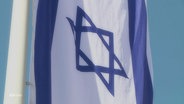 Die israelische Flagge. © Screenshot 