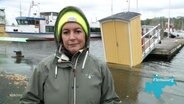 NDR-Reporterin Simone Mischke in Flensburg. © Screenshot 