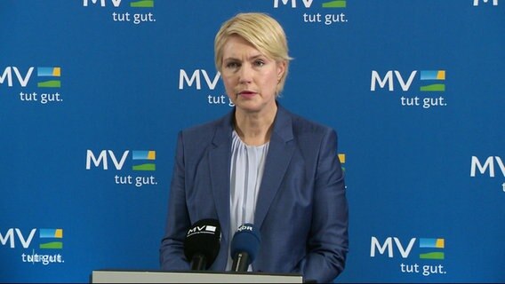 Manuela Schwesig, Ministerpräsidentin von Mecklenburg-Vorpommern © Screenshot 
