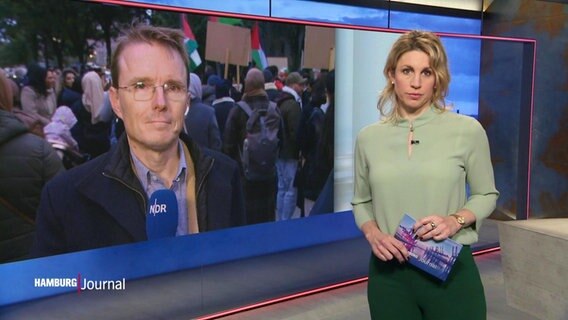 Eva Diederich moderiert das Hamburg Journal um 18:00 Uhr. © Screenshot 