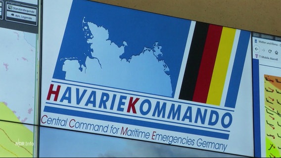 Logo des Havariekommandos, Central Command for Maritime Emergencies Germany. © Screenshot 