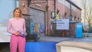 Eva Diederich moderiert Hamburg Journal 18.00. © Screenshot 