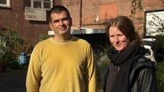 Marco Antonio Reyes Loredo und Martha Starke von den Zinnwerken. © Screenshot 