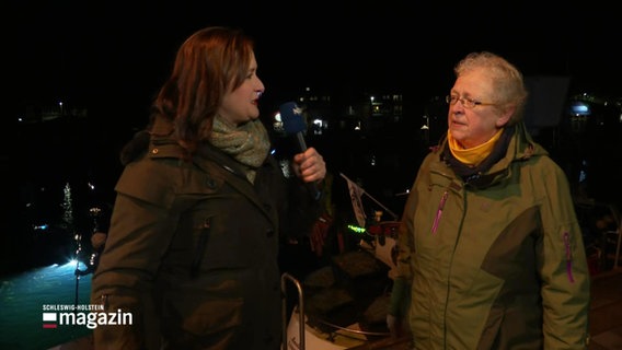 Sofia Tchernomordik im Gespräch mit der Pastorin Carola L'Hoest. © Screenshot 