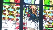 Lüpertz-Fenster in der Marktkirche Hannover. © Screenshot 