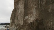 Eine Steilküste auf der Insel Rügen. © Screenshot 