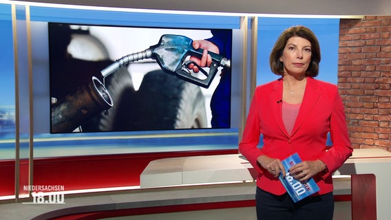 Sandrine Harder moderiert Niedersachsen 18.00. © Screenshot 