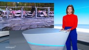 Frauke Rauner moderiert Nordmagazin - Land und Leute. © Screenshot 