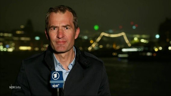 Christian Stichler berichtet aus Stockholm. © Screenshot 