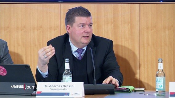 Hamburgs Finanzsenator Andreas Dressel (SPD) © Screenshot 
