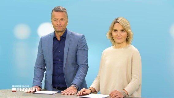 Gerrit Derkowski und Marie-Luise Bram im Studio. © Screenshot 