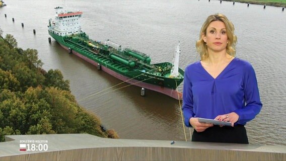 Eva Diederich moderiert Schleswig-Holstein 18.00. © Screenshot 