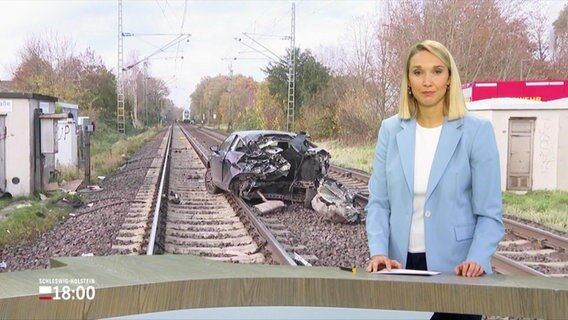 Alexandra Bauern moderiert das Schleswig-Holstein Magazin. © Screenshot 