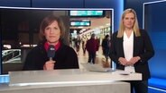Juliane Möcklinghoff moderiert NDR Info 17:00. © Screenshot 
