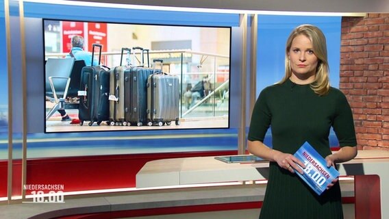 Die Moderatorin Kathrin Kampmann. © Screenshot 