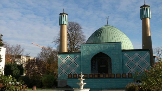 Die blaue Moschee in Hamburg. © Screenshot 
