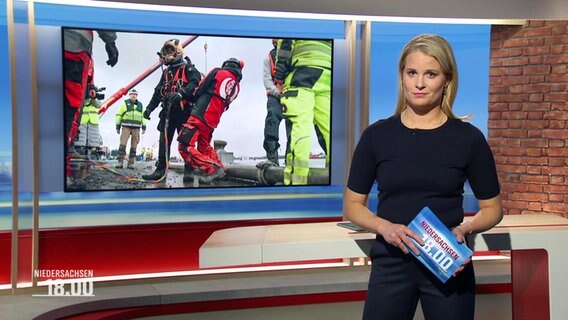 Kathrin Kampmann moderiert Niedersachsen 18.00. © Screenshot 