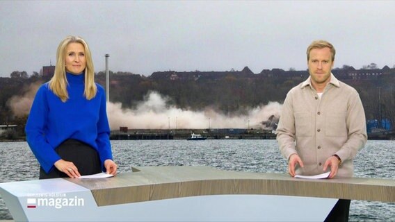 Gabi Lüeße und Henrik Hanses. © Screenshot 