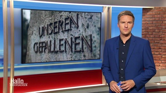Arne-Torben Voigts moderiert Hallo Niedersachsen am 19.11.2023. © Screenshot 