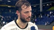 THW Kiel Kapitän Domagoj Duvnjak wird interviewt © Screenshot 