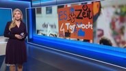Bibiana Barth moderiert NDR Info. © Screenshot 